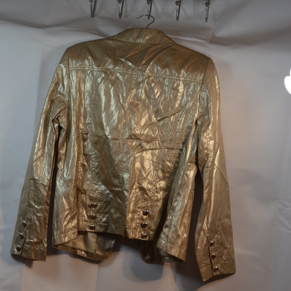 TUZZI Gold Jacket SZ 14 - Picture 6 of 7